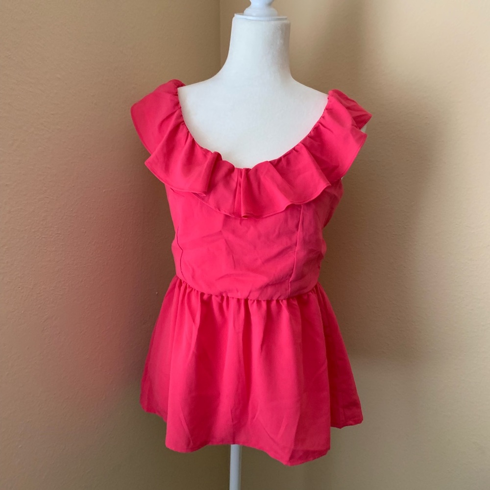 Peplum style blouse from Anthro